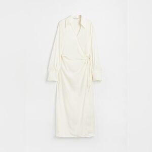 NWT H&M Wrap Shirtdress Sz M